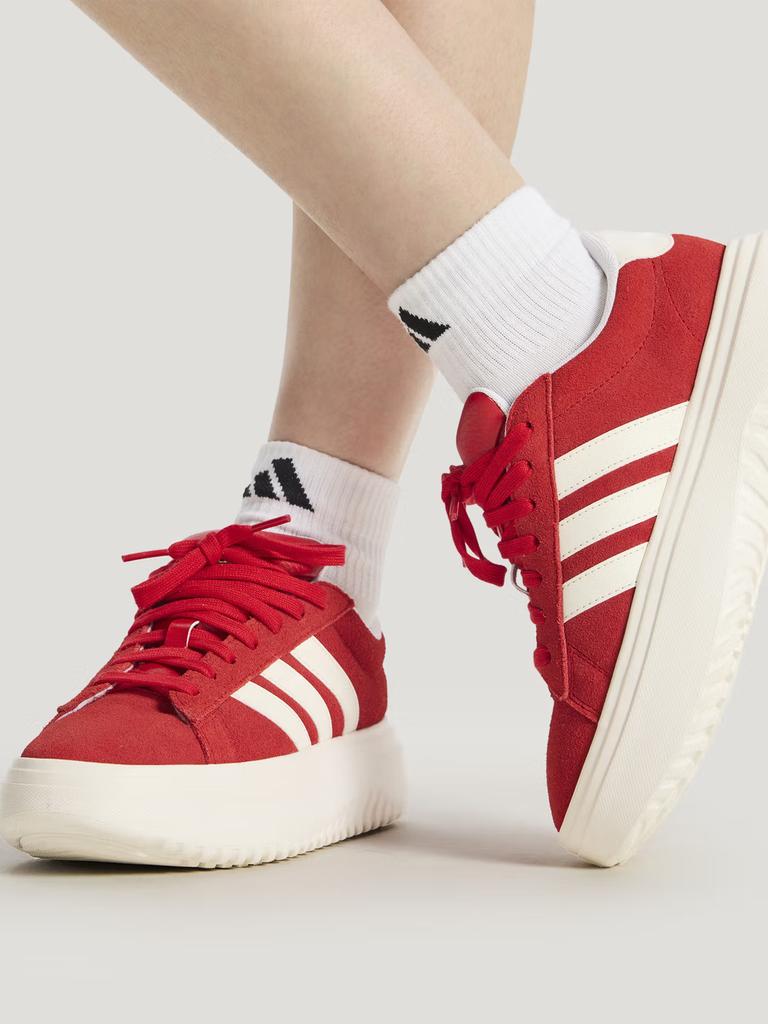 Adidas GRAND COURT PLATFORM Thick-soled Shoes Casual Sneakers Women's Adidas KJ2065