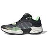 adidas Pro Ventilate Low Shock Absorption Durable Low-Top Basketball Shoes Unisex Sneakers Black JH5838