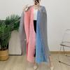 2024 Plus Size Women's Color Block Tassel Cardigan Trench Coat – Dubai & Middle East Style