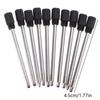 10Pcs Replaceable Ballpoint Pen Refills Ballpoint Metal Refills Metal Refill for Twist Action Ballpoint Pens 1.0mm Tip
