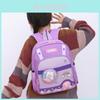 Adorable Lightweight Nylon Backpack For Kids School Cute Multicolor Kindergarten Bag