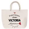 Rope Handle Beach Bag Bazar D'une Victoria D'amour Humor Gift Birthday Christmas | Large Transport Bag & Sport