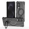Applicable To Samsung S25 Ultra Three-dimensional Bracket S25 Edge Anti-drop Fulcrum Case S25 Magnetic Mobile Phone Case
