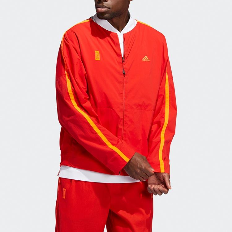 adidas originals Casual Loose Sports Jacket Pink Red Fluorescence Men's GJ5101