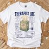 Funny Therapist Life Shirt - Retro Science & Math Gift - Sarcastic Therapist Life Clothing