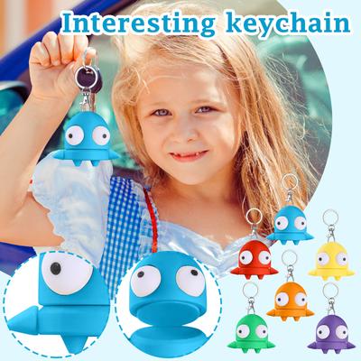 Funny Character Backpack Keychain , Scary Character Keychains, Funny Keychains, Inspiration Mushrooms