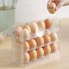 Holder 30 Egg Cartons Space Saving Egg Storage Box Food Containers Refrigerator Organizer Egg Tray