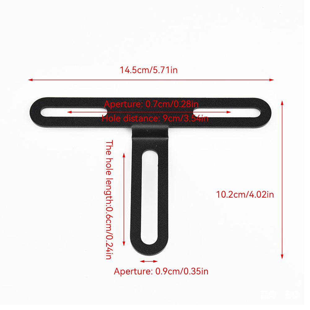 Motorcycle Electric Vehicle Mudguard Iron License Bracket Plate Holder Equipment Accessories Brackets for MAX/C90/F90 UQI