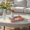 Nordic Desktop Storage Tray Square Cosmetic Storage Basket Durable Decorative Vanity Tray  Home