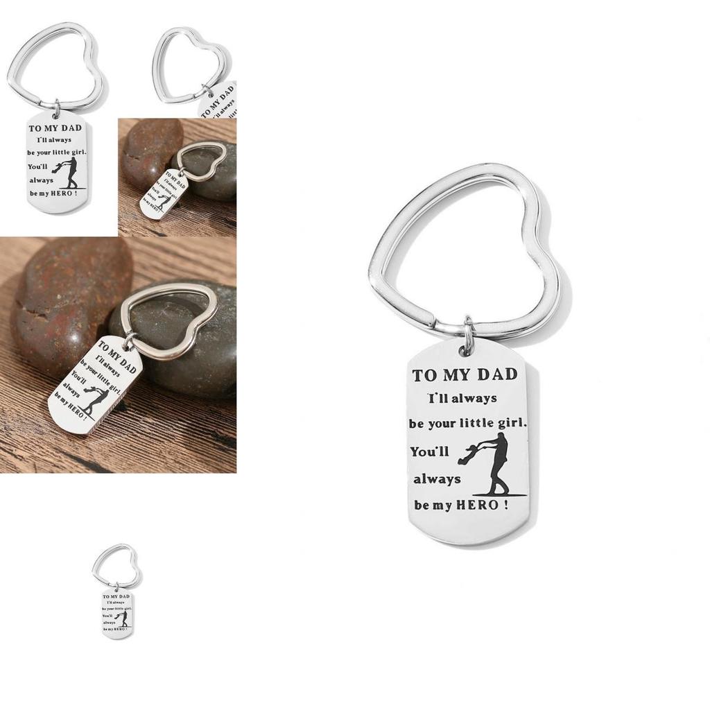Elegant To My Dad Stainless Steel Pendant Necklace For Fathers Special Day