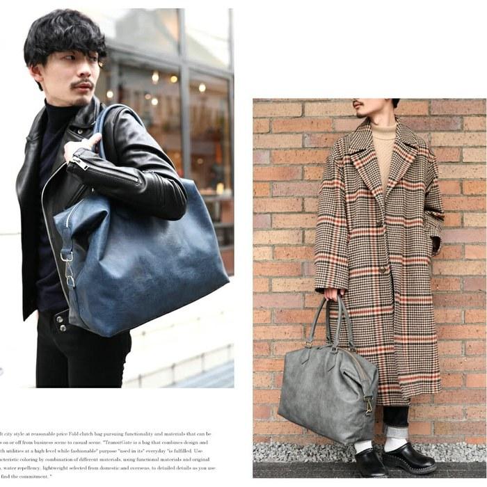 [Transit Gate] G1 Boston Bag TGB7058 Navy One Size