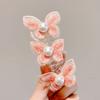 4Pcs Women Hair Ropes Butterflies Faux Braided Hair Elastic Straps Decor Hair Ties Hair Accessories