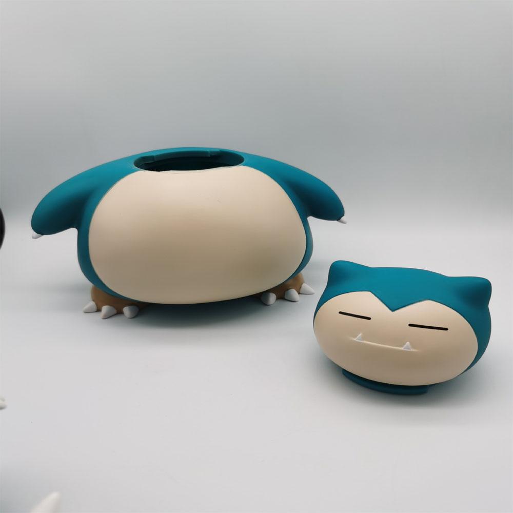 Anime Figure Snorlax Money box Figure Model Toy Doll For Kid Birthday Gift