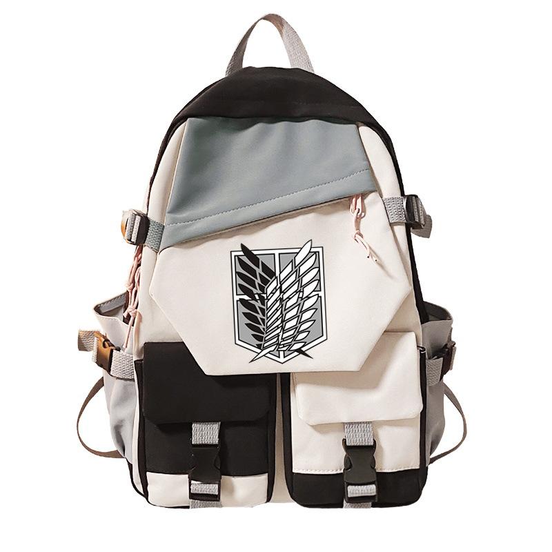 Angriff auf den Riesen Peripheren Bedruckten Rucksack Tagesfreizeit Studenten Schultasche