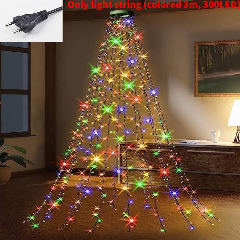 Christmas Tree Led Lights With Low Voltage Power For Festive Home Decor