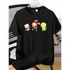 Europäische Größen Jungen Mode T-Shirt, mit niedlichen Cartoon-Aufdrucken, Weich und Atmungsaktiv, Geeignet für Sommerliche Outdoor-Aktivitäten