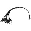 1 Buchse auf 2 4 8 Stecker DC Stromverteiler Stecker Kabel für CCTV Sicherheitskamera Netzteil Adapter