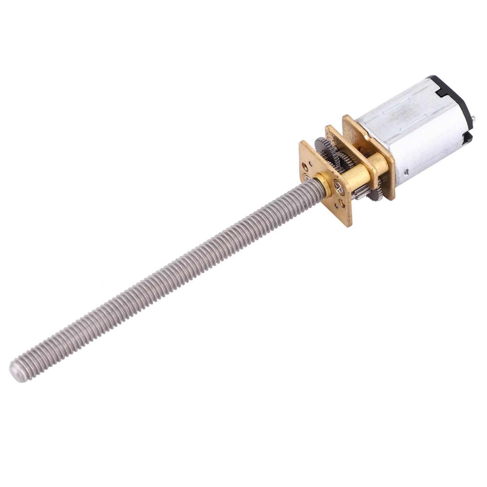 

N20 Gear Motor Screw Speed Reduction Motor M4x55mm 12V Ball Screw Accessory(200RPM)