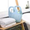Panier à main domestique pour le bain, le rangement des légumes et des fruits, panier de rangement lavabo ajouré