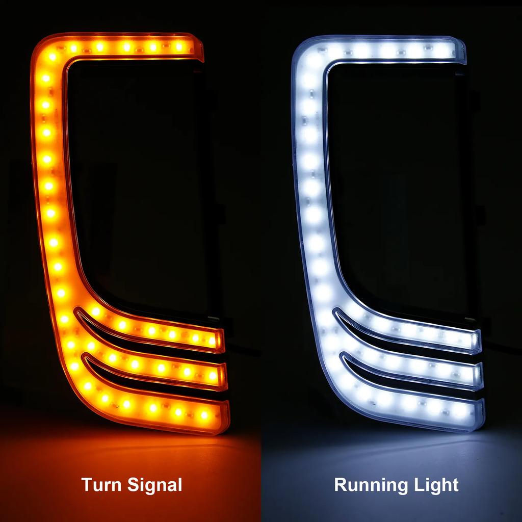 Motorcycle Lower Vented Leg Fairings Turn Signals Light For Harley Touring Road Glide 2014-2024