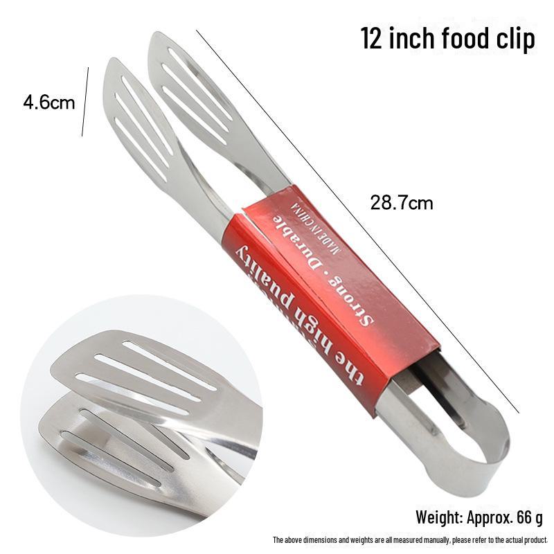 

Трехпроводной кухонный зажим для гриля из нержавеющей стали, предотвращающий ожоги 12 inches