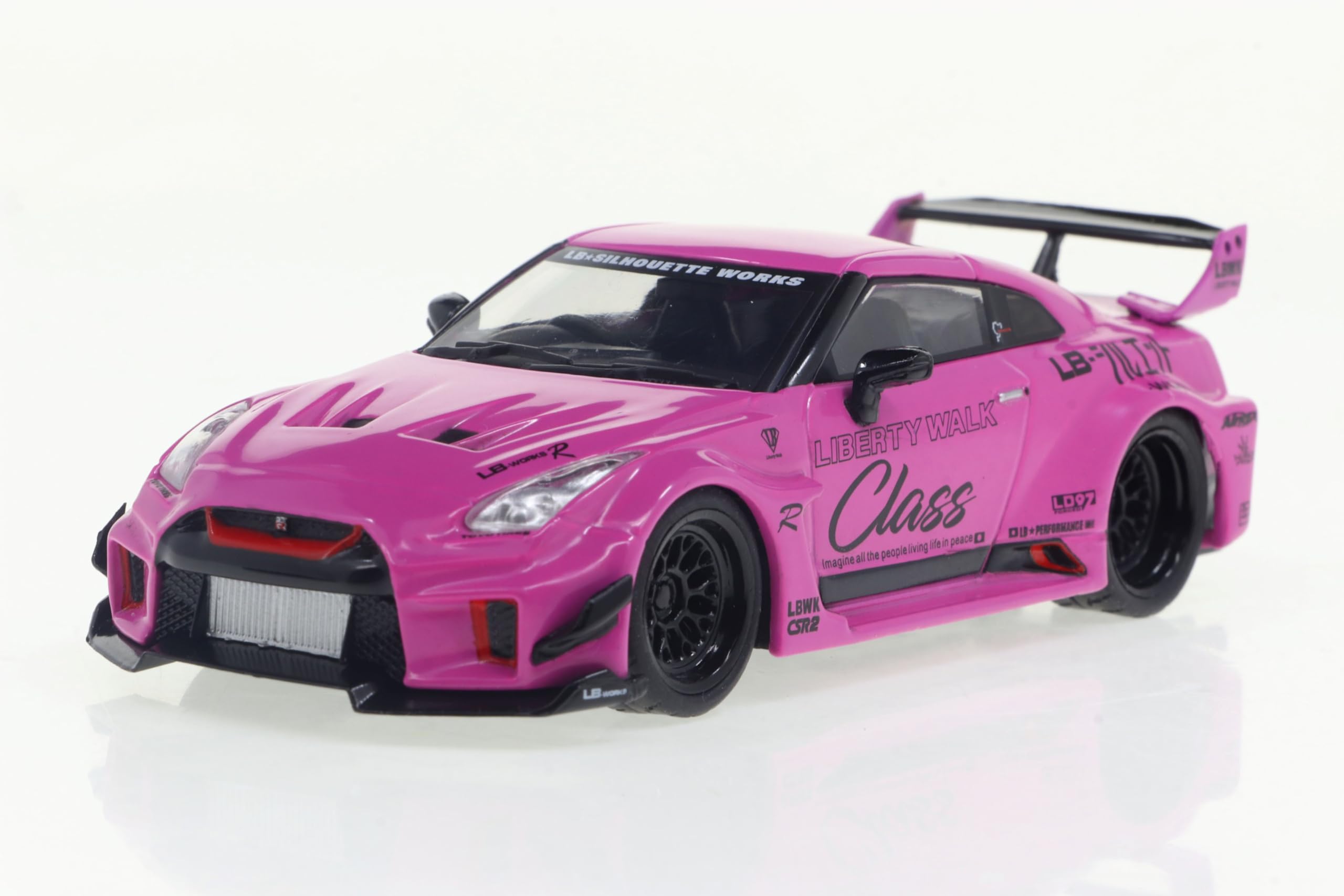 

Твердый Nissan R35 LB Silhouette Pink 1/43 GT-R