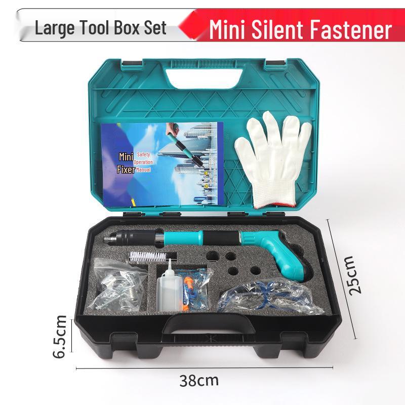 Green Silent Mini Ceiling Nail Gun Tool