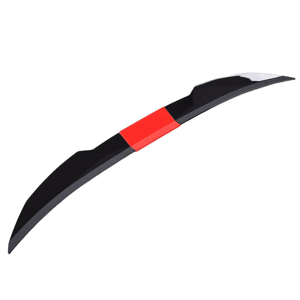 Car Rear Tail Trunk Spoiler Universal 117 128cm Adjustable Strong Adhesion Trunk Lid Spoiler Wing Glossy Black Red