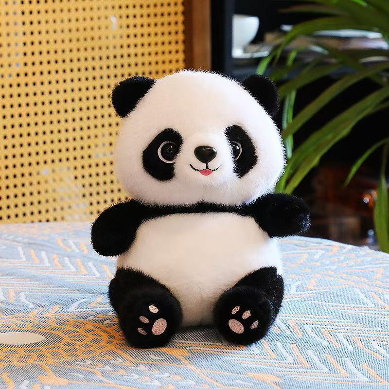 Cute Panda Doll Plush Toy Simulation Panda Doll Grab Machine Doll Children's Birthday Gift Commemoration
