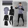 Men's Casual Running Sports Suit with Shorts and Short-Sleeve Top - Ideal for Fitness, Yoga, and Training.
