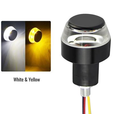 2 pçs dc 12v motocicleta led modificação transformar luz da motocicleta piloto luz mountain bike guiador luz bloco luz lateral