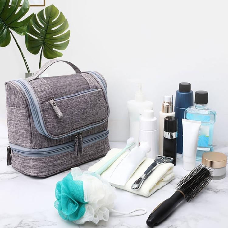 Travel Toiletry Bag Wet Dry Separation Waterproof Material Cosmetic Container