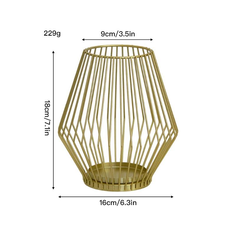 

Простые кованые фонари, металлические свечи, подсвечники, реквизит для атмосферы, украшения для домашней гостиной, изделия ручной работы Medium