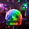 LED Remote Control U Disk Crystal Magic Ball Stage Light