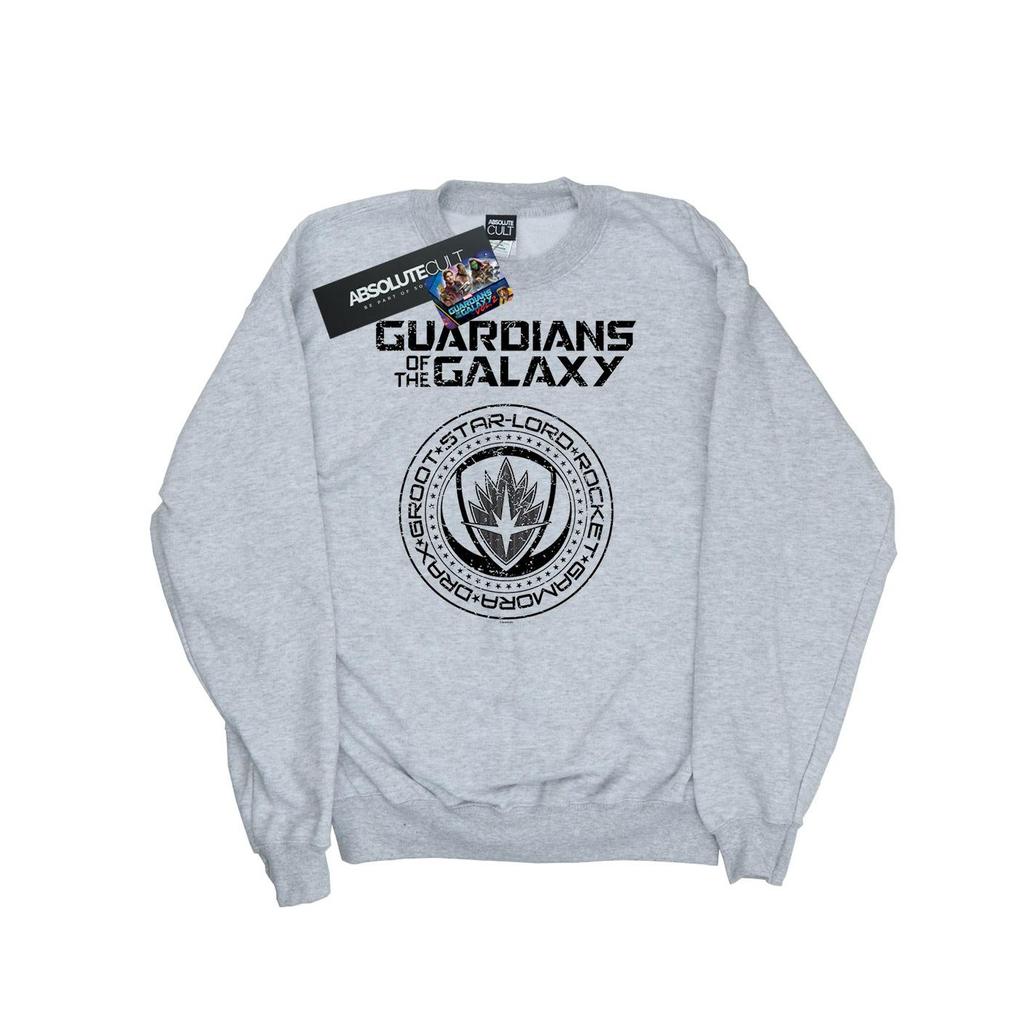 Marvel Mens Guardians Of The Galaxy Vol. 2 Distressed Seal Sweatshirt