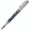 Xezo Maestro Fountain Medium Paua Chrome Limited Serial Numbered Pen, Nib, Shell, Plated, Handmade, Edition,