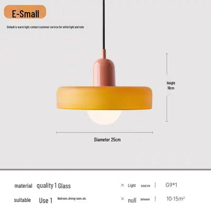 Vintage Memphis Green Glass Pendant Lamp - Modern Bauhaus Bedside Chandelier