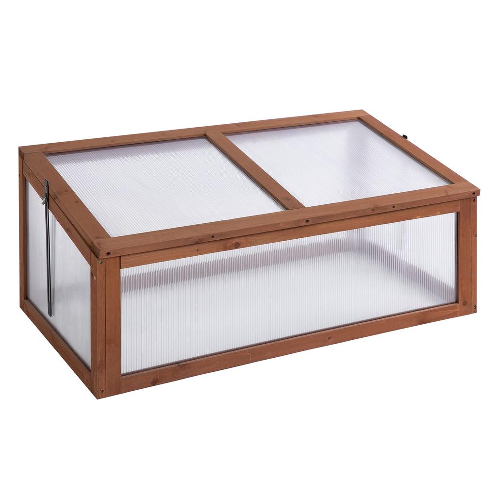 Mini Greenhouse, Small Greenhouse for the Garden, with PC Panels, Good Light Transmission, 100L X 65W X 40H Cm