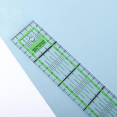 Regla de acolchado rectangular Regla de dibujo acrílica Regla de corte para ropa Regla de sastre Costurera