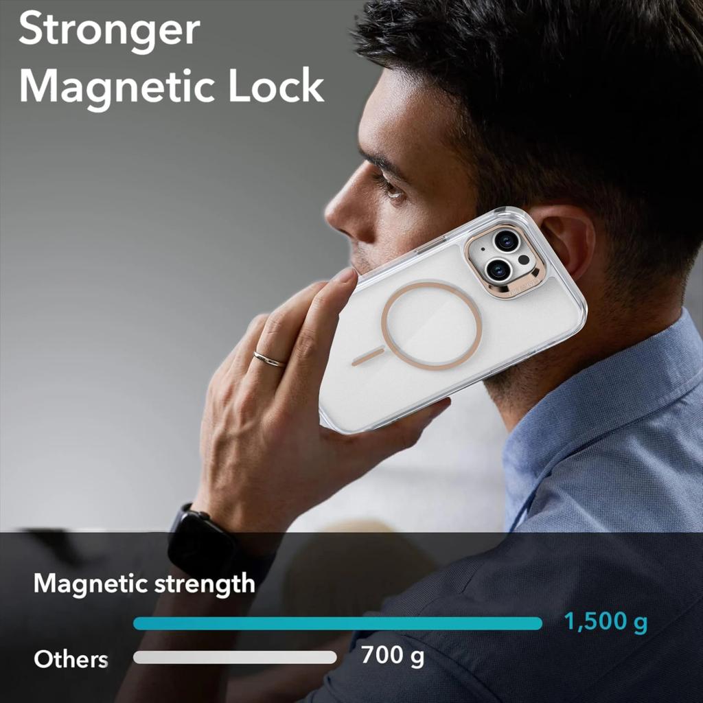 Luxury Transparent MagSafe Phone Case for iPhone 15 16 Pro Max 15 13 14 12 11 Wireless Charging Lens metal bracket Bumper Cover