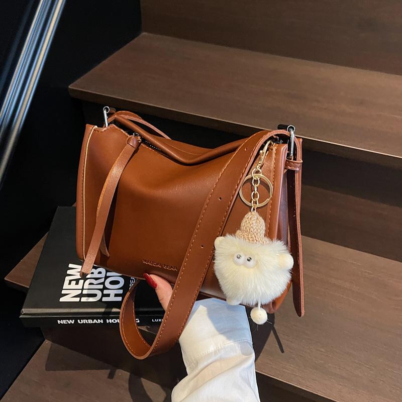 

Customer order 2025 new autumn and winter high-end niche super fire eaves bag daily fashion commuter women messenger bag коричневый