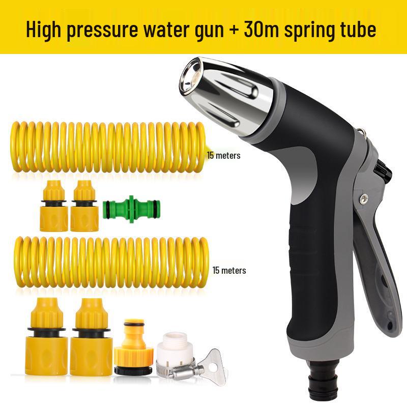 High-Pressure Telescopic Car Wash Water Gun & Hose Set