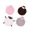 Cartoon Knitted Animal Coaster Handmade Teacup Pad Creative Crochet   Lamb Coasters  Home Decor