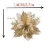 20PCS Four Color Flowers Christmas Flower Christmas Tree Decorations  Christmas Wreath Decoration Christmas Decorations