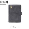 Travel Passport Wallet Women Man Card Holder RFID Blocking Credit Card ID Bag Plane Ticket Holder Multifunction Wallets