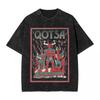 Vintage gewaschenes T-Shirt Kyuss Queens Of The Stone Age Einfache T-Shirts Beliebtes T-Shirt für Männer Sommer Y2k Retro Freizeitkleidung