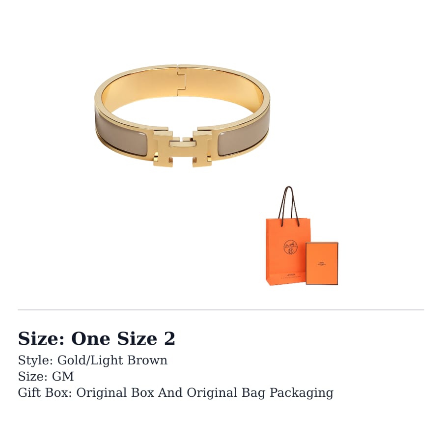 HERMES Clic H Enamel Bangles Women`s