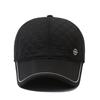 Herbst Winter Herren Baseball Cap Warme Outdoor Mittleren Alters und Ältere Kappe Gehörschutz Baumwolle Kappe