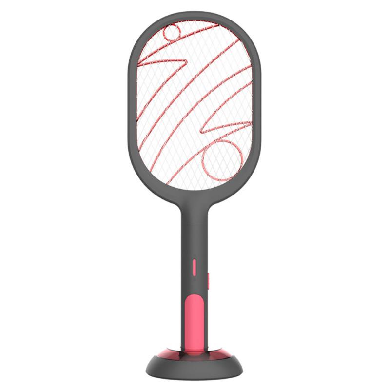 Mosquito Racket Large 2 In 1 Household Tools Racket Swatter Zapper Usb Rechargeable Summer Mosquito Killer
