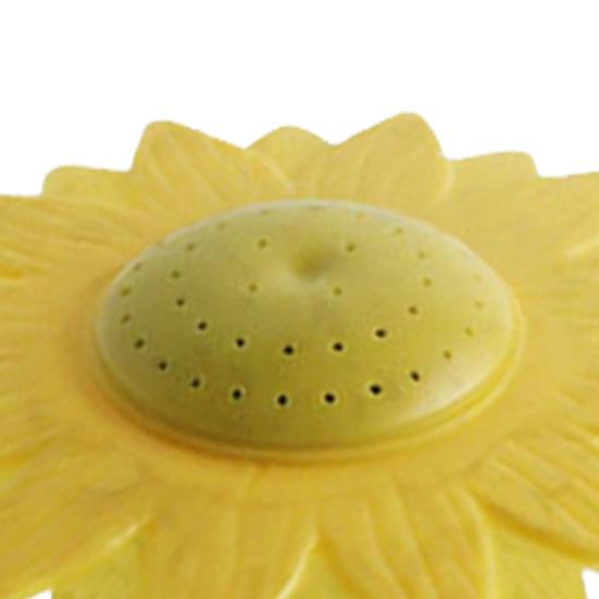 Sunflower Lawn Sprinkler Garden Hose Sprinkler with Spike Base Adjustable Sprinkler Nozzle for Large Area Coverage Irrigation Patio Yard Watering